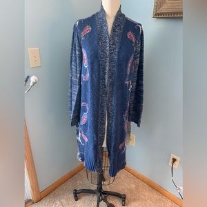 Chicos Sweater Duster